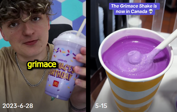 Grimace Shake TikTok Trend