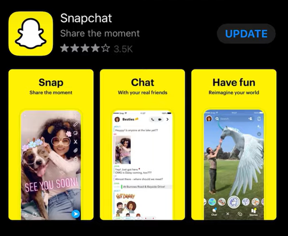 Updating your Snapchat app