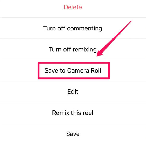 Save Reels Directly to Your Device