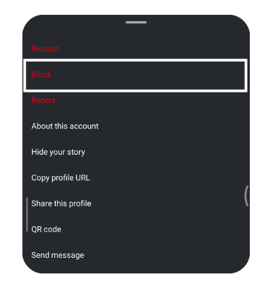 block someone on Instagram